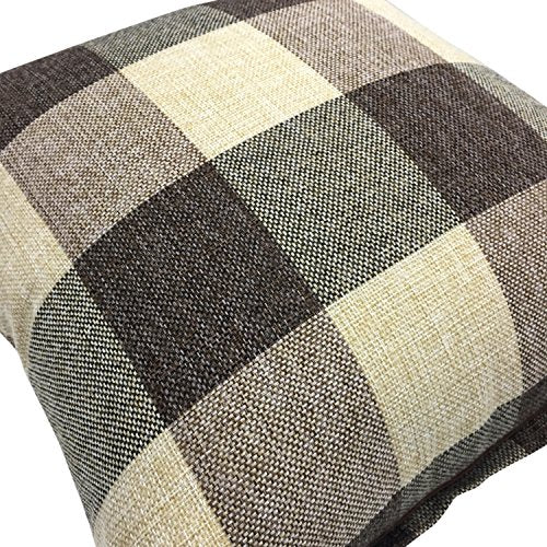 Buffalo Check 18 Inch Decorative Throw Pillow Cover (set of 2)