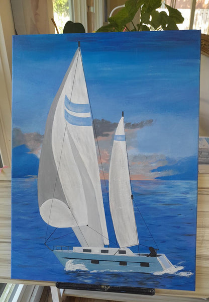 #Art914  Evening Sail