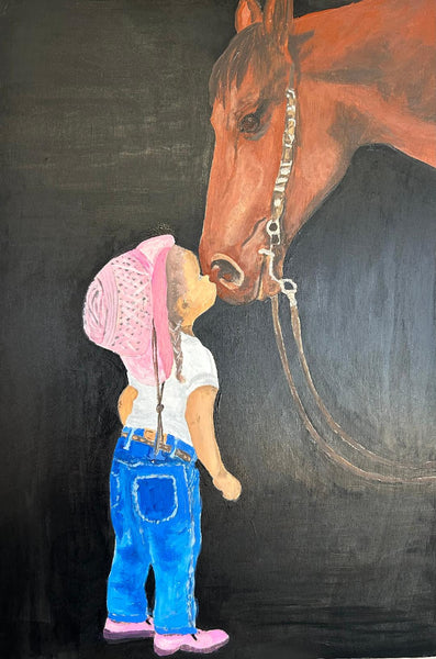 DIY  #Art1010 Little Cowgirl