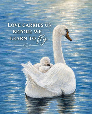 Matted Print - Swan (Healing Art)