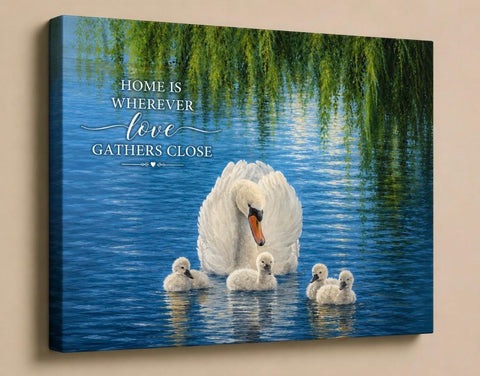 Canvas Print 11" X 14" - Mother Swan (Healing Art)