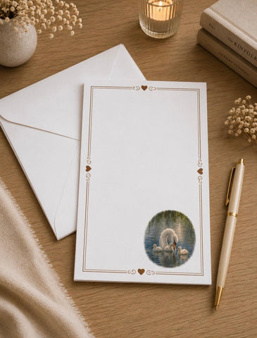 Designer Stationery - Mother Swan