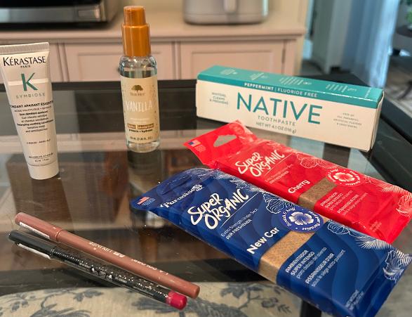 Shaving Oil, Toothpaste, Car Air Fresheners, Hair Conditioner, & Lip Liner PACKAGE