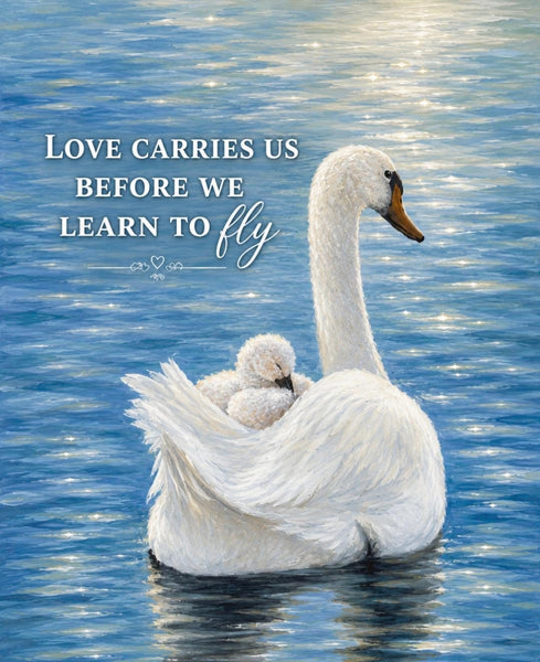 Canvas Print 8" X 10" - Swan (Healing Art)