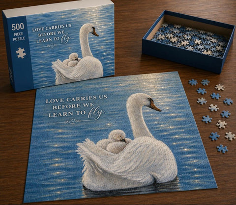 500 Piece Designer Puzzle - Swan