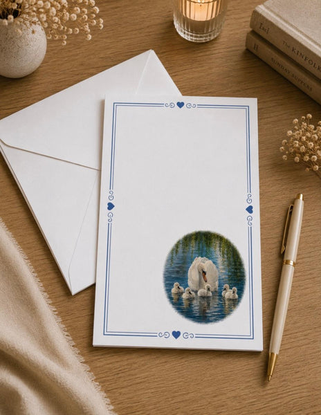 Designer Stationery - Mother Swan