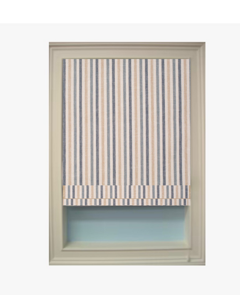 #50 INFO Vincent Stripes Roman Shade