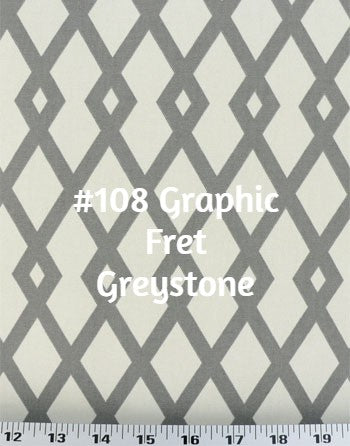 Etsy Info #078  Geometric Patterns Roman Shade