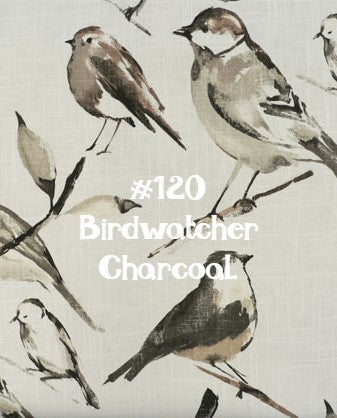 Roman Shade Bird with Burlap Banding #4P118