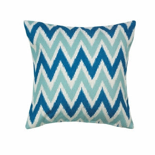 #C45 Pillow, Cool Waves  17 x 17