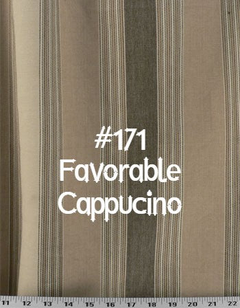 $184.00 Roman Shade Wide Stripe #3P106