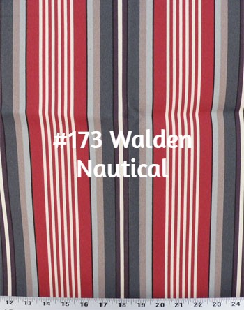 $184.00 Roman Shade Wide Stripe #4P106