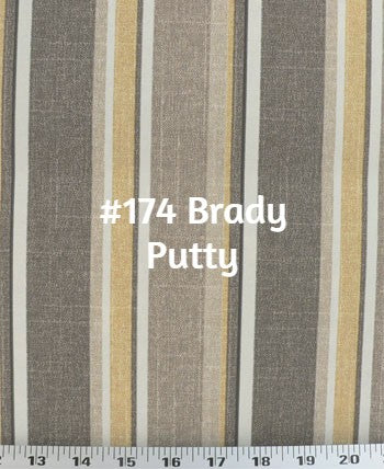 $184.00 Roman Shade Wide Stripe #2P106