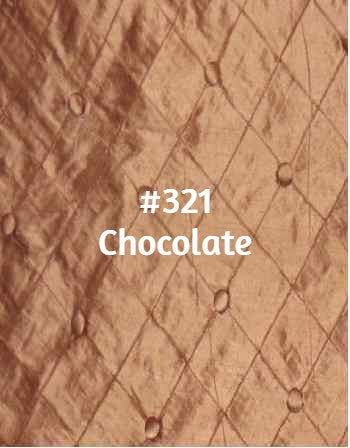 Roman Shade #067  (Silk with Buttons)