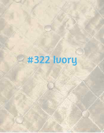 Roman Shade #067  (Silk with Buttons)