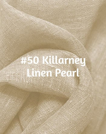 #312  Linen OR Silk Rouched Relaxed Roman, Lined
