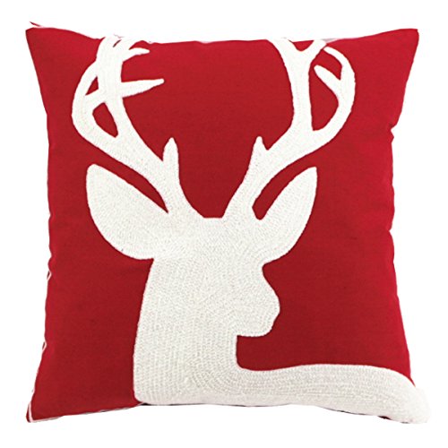 Sykting Embroidery Throw Pillow Case 18x18 Christmas Pillow Cover set – By  Harrington