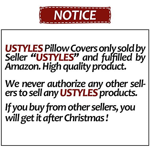 6 Packs Christmas Pillows Covers 18 X 18 Christmas Décor Santa Claus Pillow Covers Christmas Decorative Throw Pillow Case Sofa Home Décor