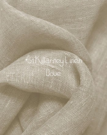 #312  Linen OR Silk Rouched Relaxed Roman, Lined