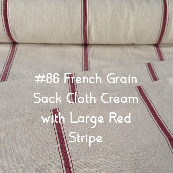 $158.00 Roman Shade French "Grain Sack" Relaxed Unlined #2P097