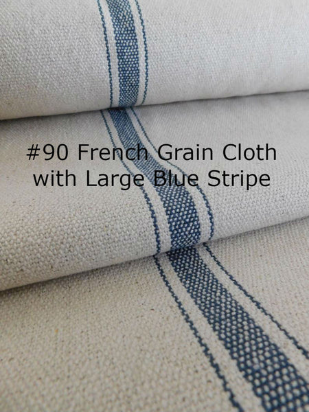 $158.00 Roman Shade French "Grain Sack" Relaxed Unlined #2P097