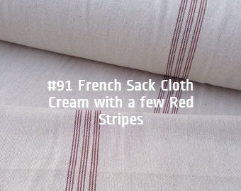 $158.00 Roman Shade French "Grain Sack" Relaxed Unlined #2P097