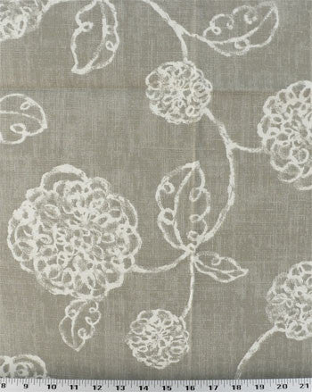 #159 Subtle Florals Roman Shade   (slats) YOU PAY  1/2  DOWN