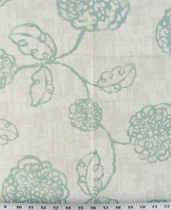 #159 Subtle Florals Roman Shade   (slats) YOU PAY  1/2  DOWN