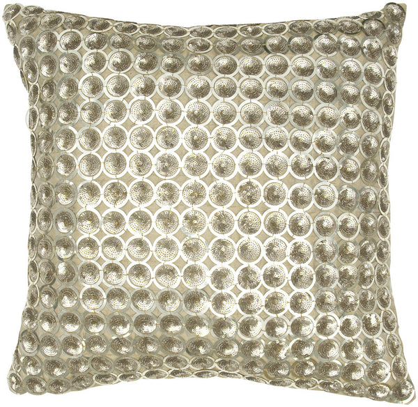 #C746 Gold Sequin PILLOW 20 x 20