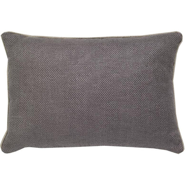 #C914 Pewter Basket Weave PILLOW 14 x 20