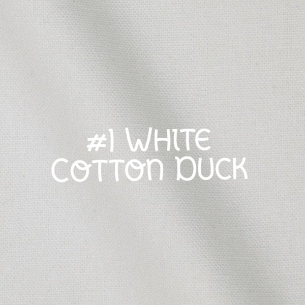 #199 Cotton Duck Roman Shades with Beads (tucks)