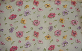 Floral Curtains, with Grommets  ##2002   PAY 1/2 DOWN