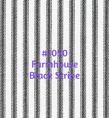 $184.00 Farmhouse Stripes Romans #P120