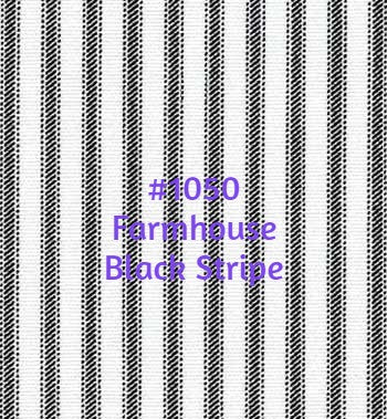 Roman Shade #120  (Farmhouse Stripes)