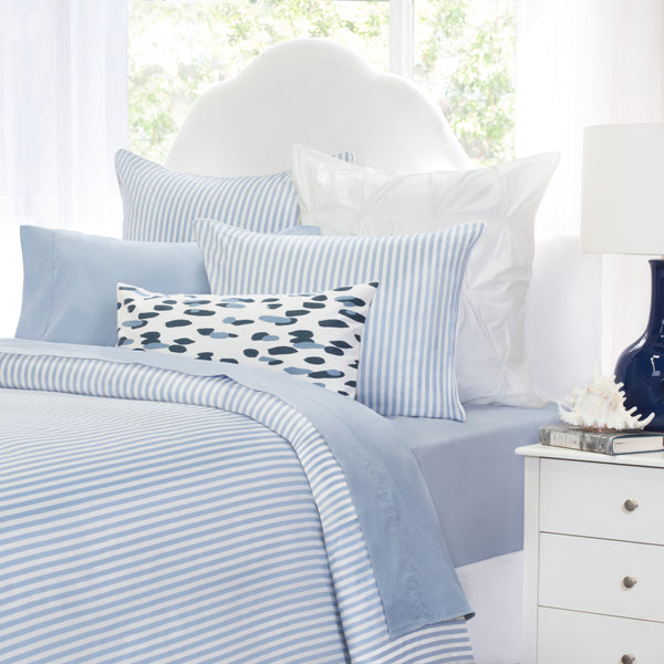 #FB1 French Blue STRIPED DUVET Cover Only