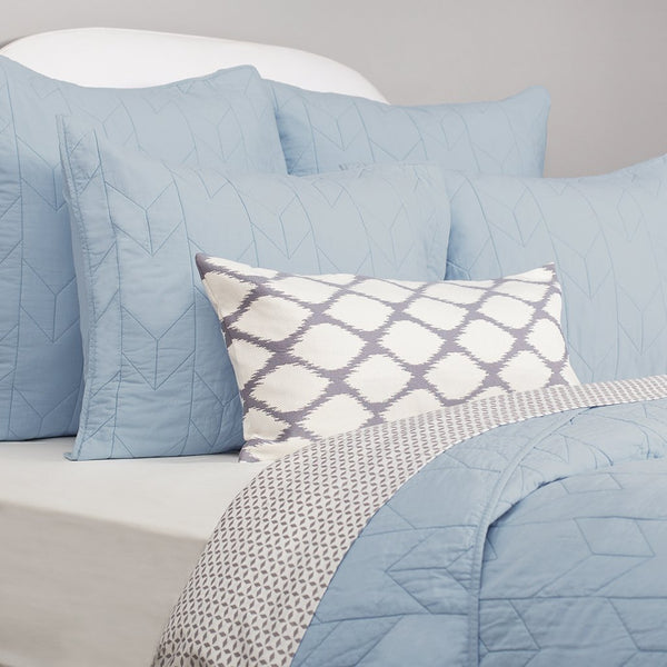 #FB6 French Blue Chevron QUILT