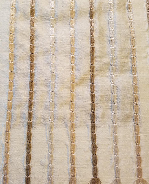 #Designer312 Embroidered Stripe Roman  (slats) YOU PAY  1/2  DOWN