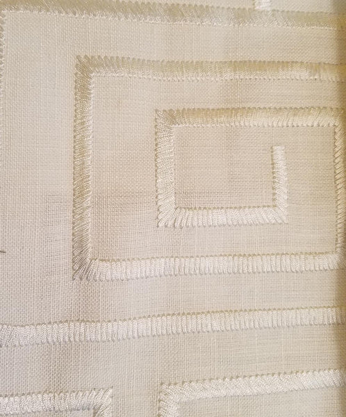 #Designer310 Embroidered, In The Groove, Roman  (slats) YOU PAY  1/2  DOWN