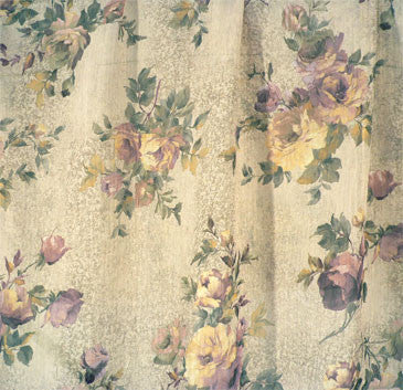Floral Curtains, with Pinch Pleats    #2001   PAY 1/2 DOWN