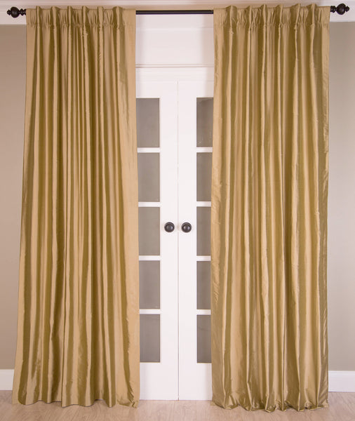 #3P304 Buttercream Silk Curtain (Use Discount Code) YOU PAY 1/2 DOWN