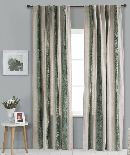 #P5535 Surfspa Royalty Embroidery Curtain (Use Discount Code) Pay 1/2 Down