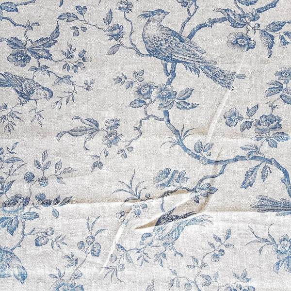 Etsy Info -  KIT #157 Relaxed Roman Shade  (Birds with Trim)