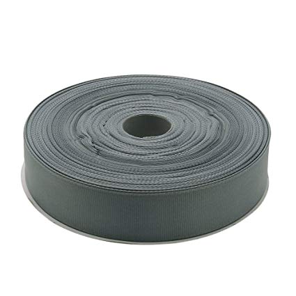 #998 Charcoal Grey Grosgrain Ribbon