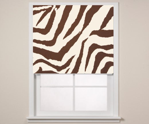 #124 Animal Print Roman  (slats) YOU PAY  1/2  DOWN