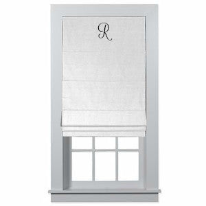 $189.00 Roman Shade Simply Monogrammed #P138