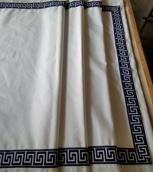 $218.00 Roman Shade with Fabulous Grecian Trims #2P123