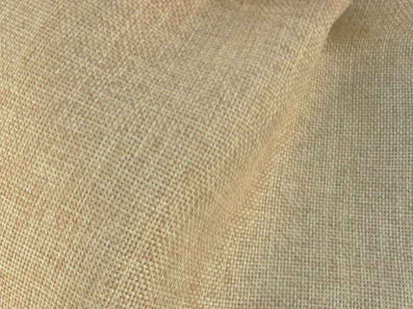 Burlap Curtain with Pleated Tops or Tabs UNLINED